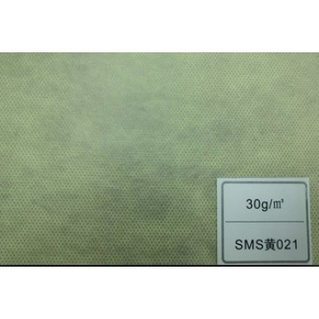 Tissu SMS (jaune 35GSM)